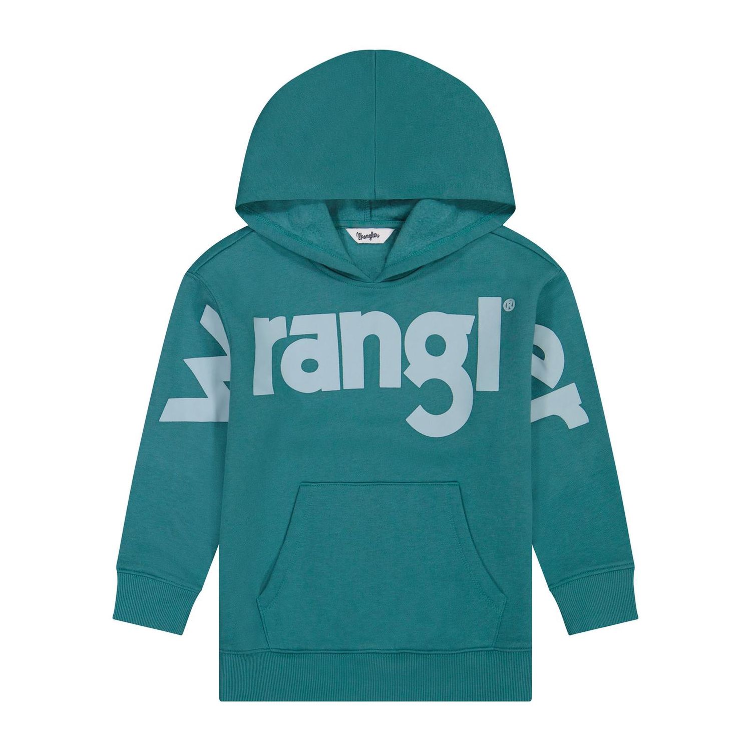 Wrangler® Girls Logo Hoodie - Turquoise