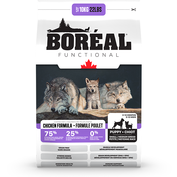 Boreal Functional Sm &amp; M Breed Puppy Food 10kg