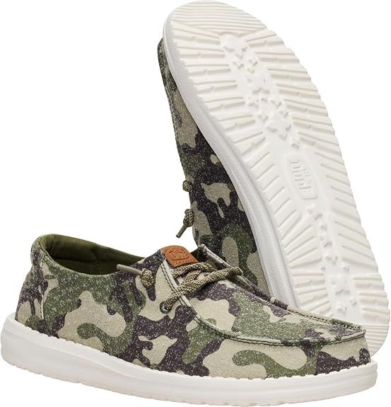 Hey Dude Wendy Essential Camo - Olive Camo/Multi
