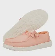 Hey Dude Wendy Stretch Slip On - Peach Pink