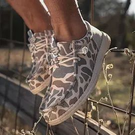Hey Dude Wally Burlebo Wally Funk - Deer Camo