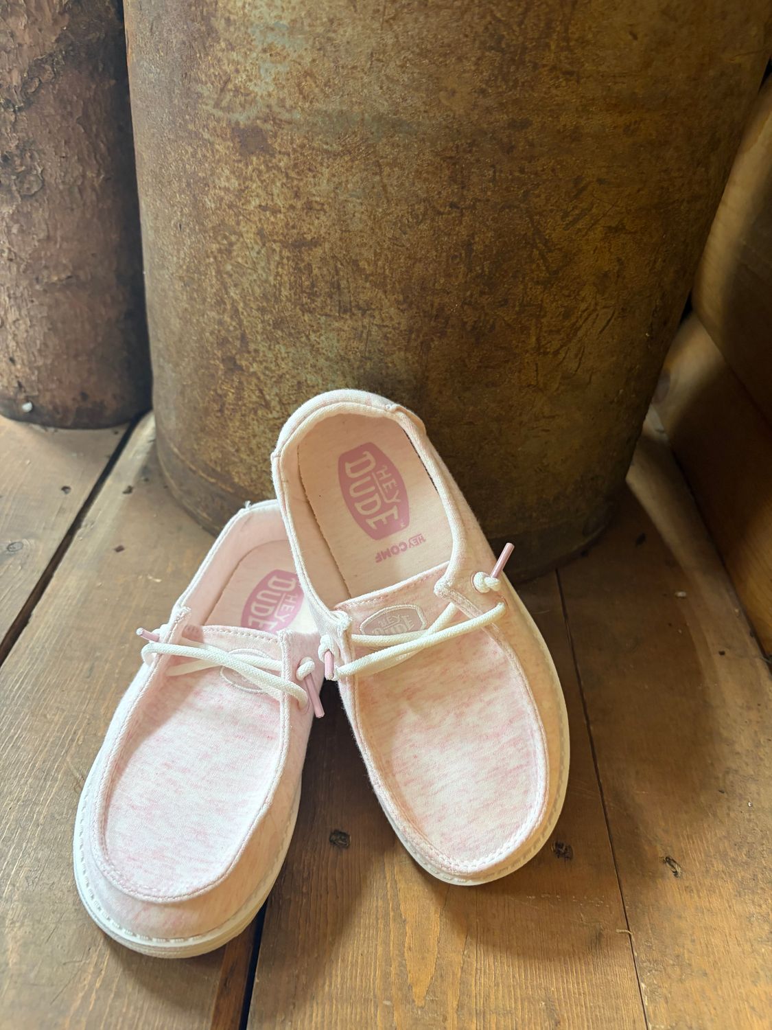 Hey Dude Wendy Youth Stretch - Light Pink