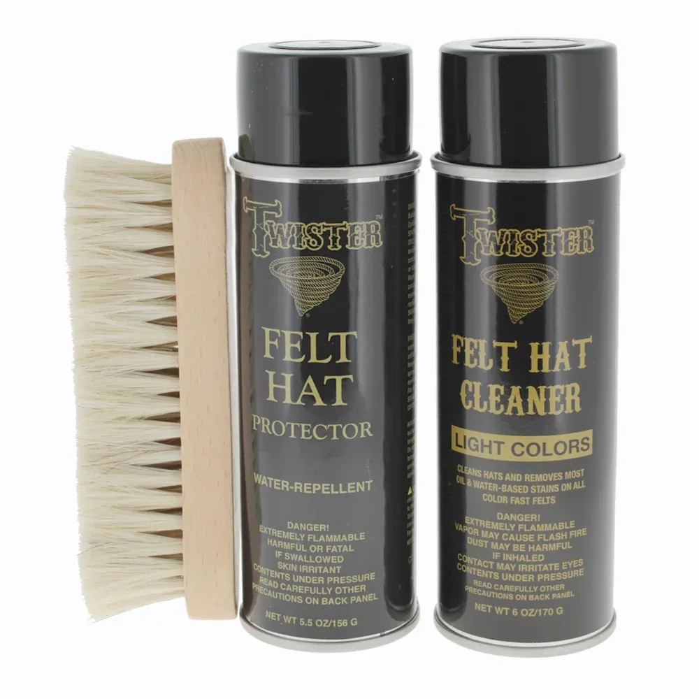 Twister Felt Hat Cleaning/Care Kit, Colour: Light Colours
