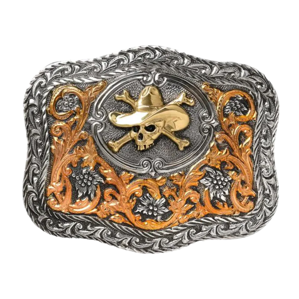 Crumrine Cowboy Skull Buckle