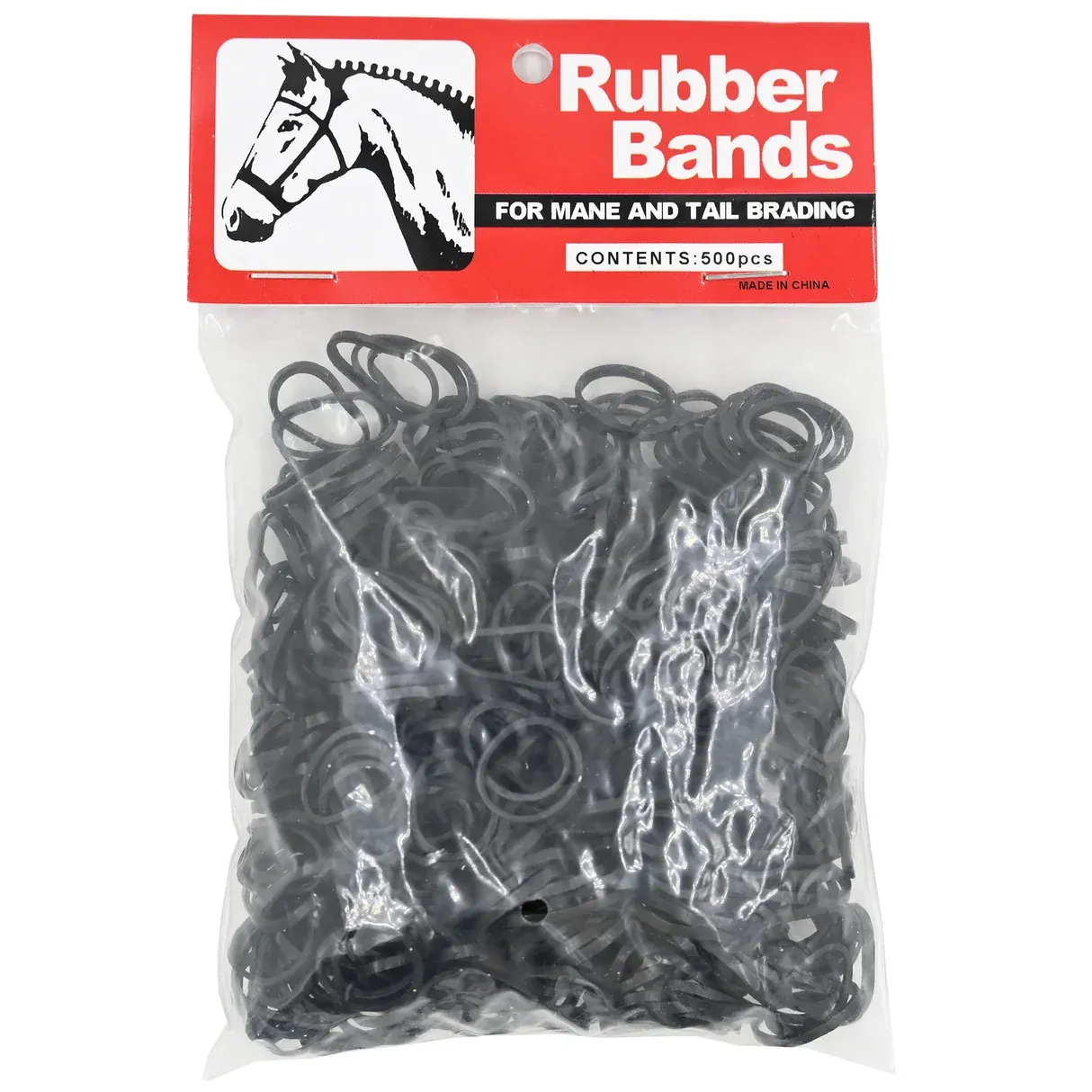 Coolhorse Rubber Braiding Bands - Black