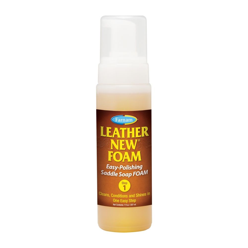 Farnam New Leather Easy Polishing Foam Saddle Soap - 207 ml