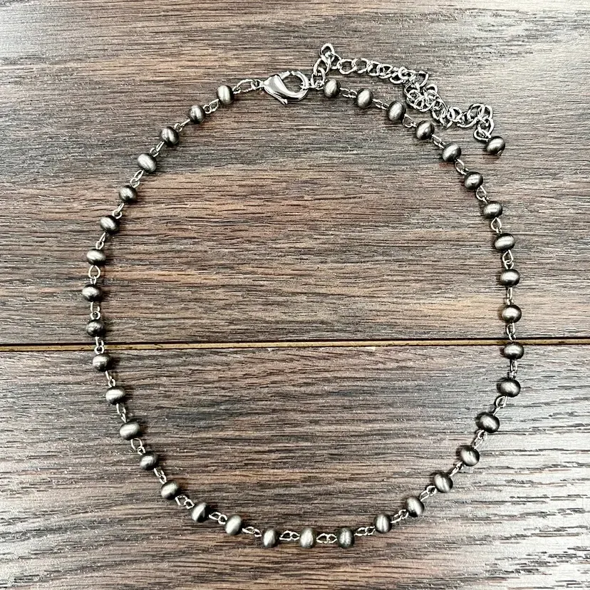 6mm Navajo Beaded Necklace