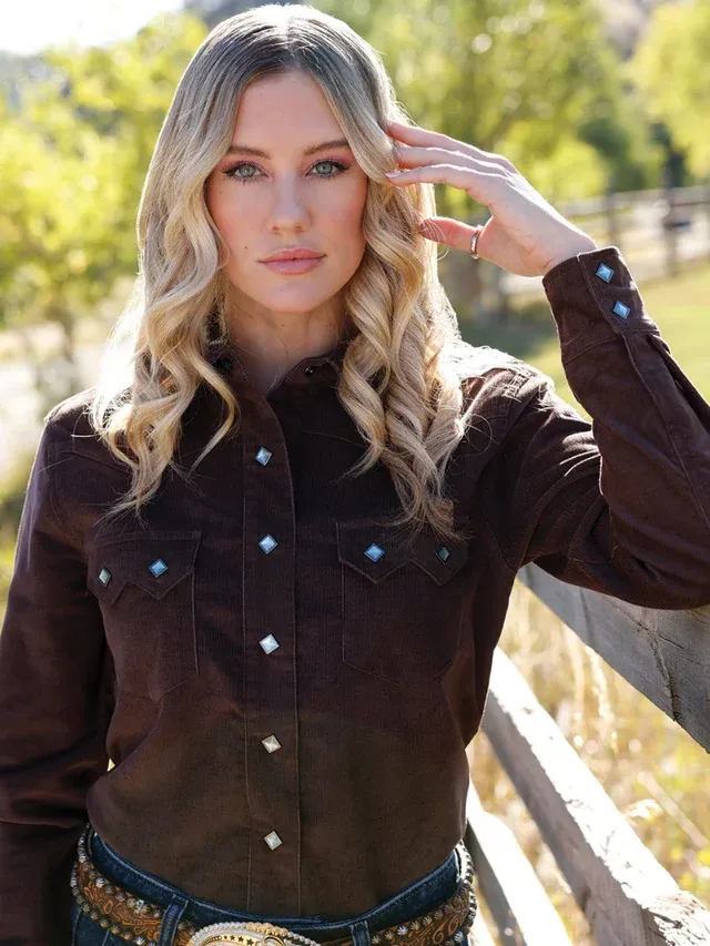 Cruel Denim Corduroy Western Shirt