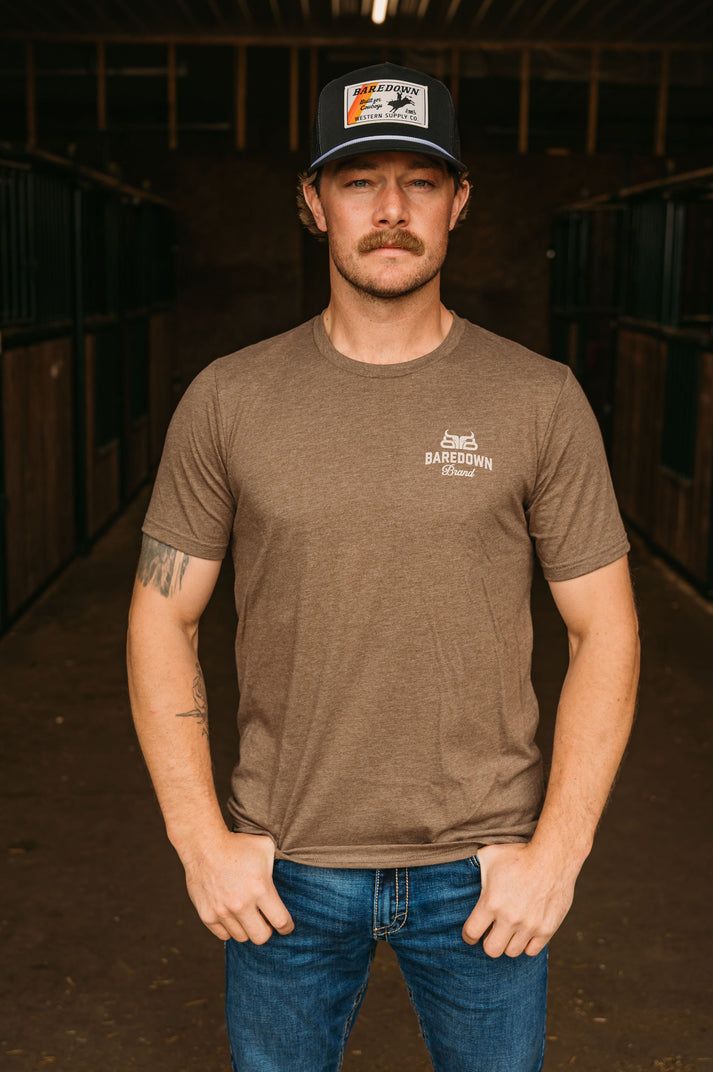 Baredown Brand Southbound - Brown T-Shirt