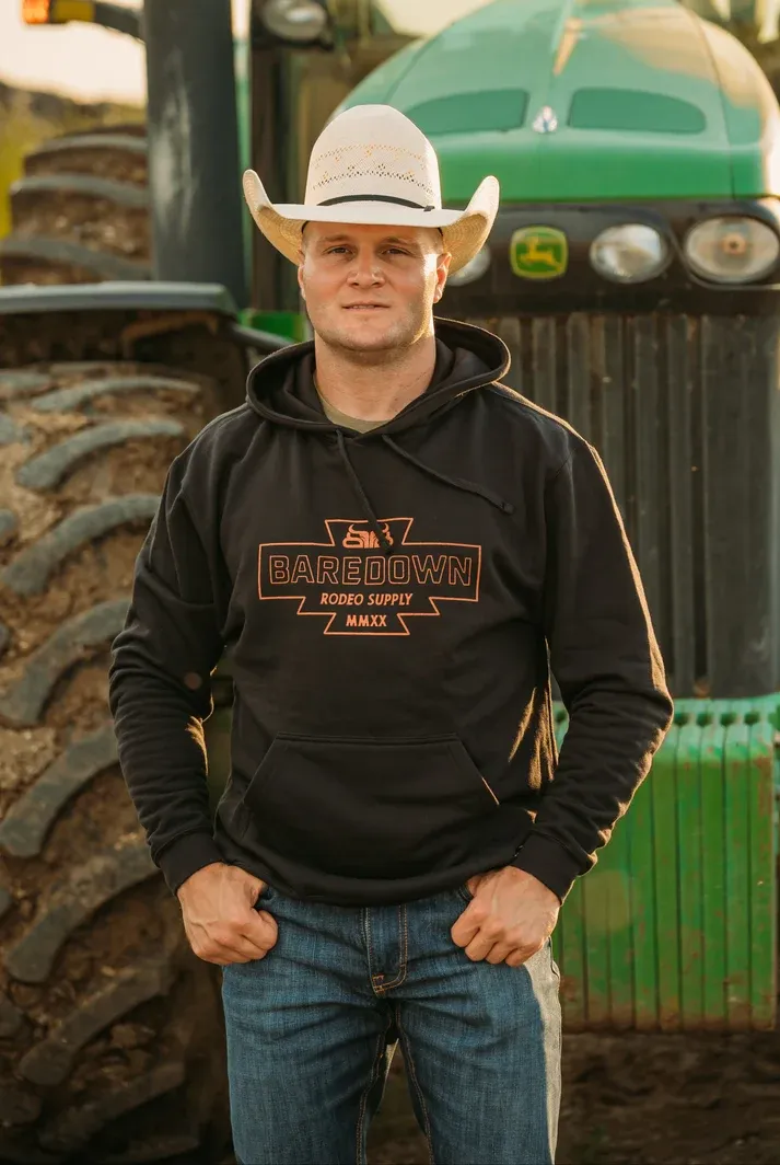 Baredown Brand Crossfire- Black Hoodie