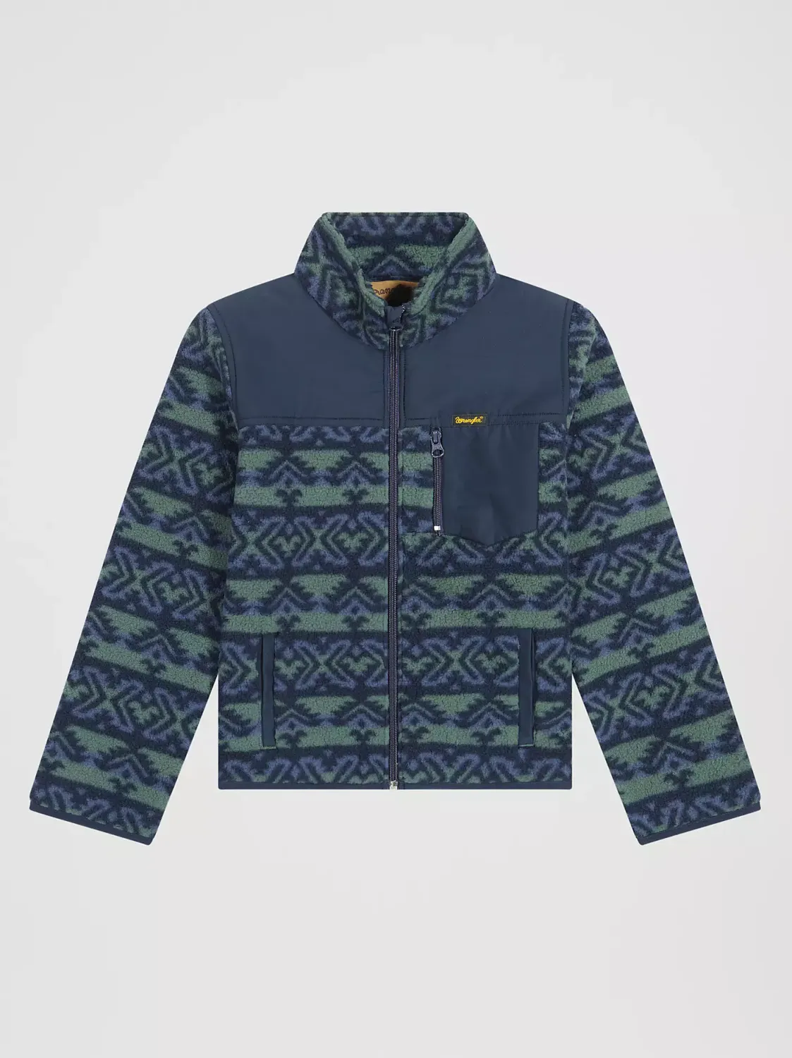 Boy's Hay Away Full Zip Sherpa Jacket - Dark Forest