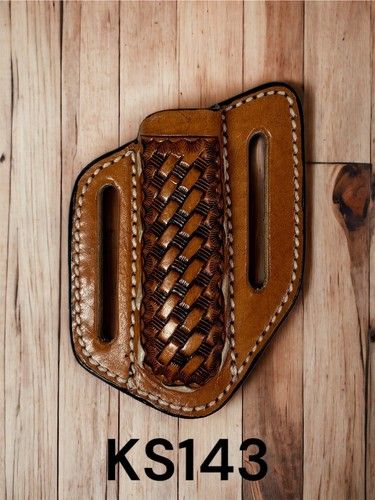 Circle SH Knife Sheath Basket Weave