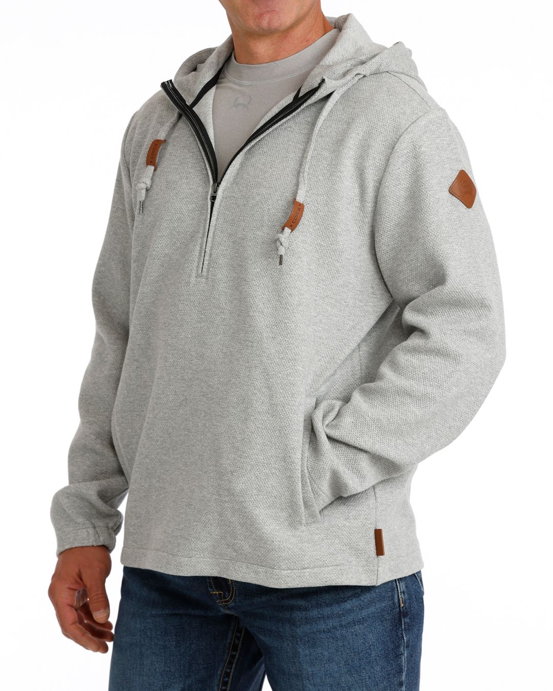 CINCH MENS HOODIE  - GRY