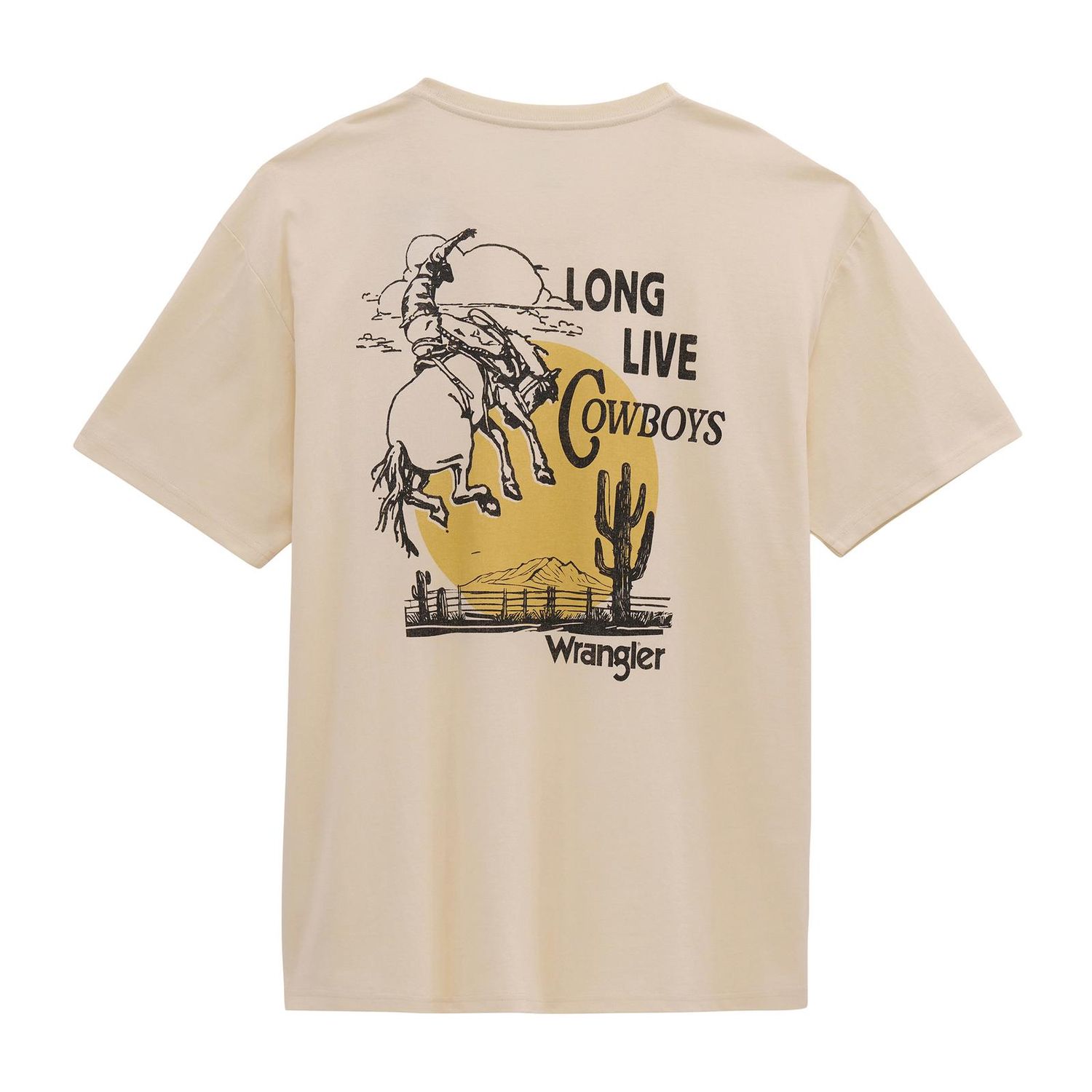 Wrangler® Graphic Short Sleeve T-Shirt - Vintage Fit - Antique White -