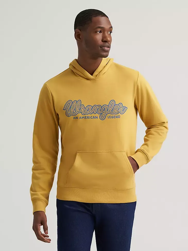 Wrangler® Western Hoodie - Regular Fit - Pale Gold