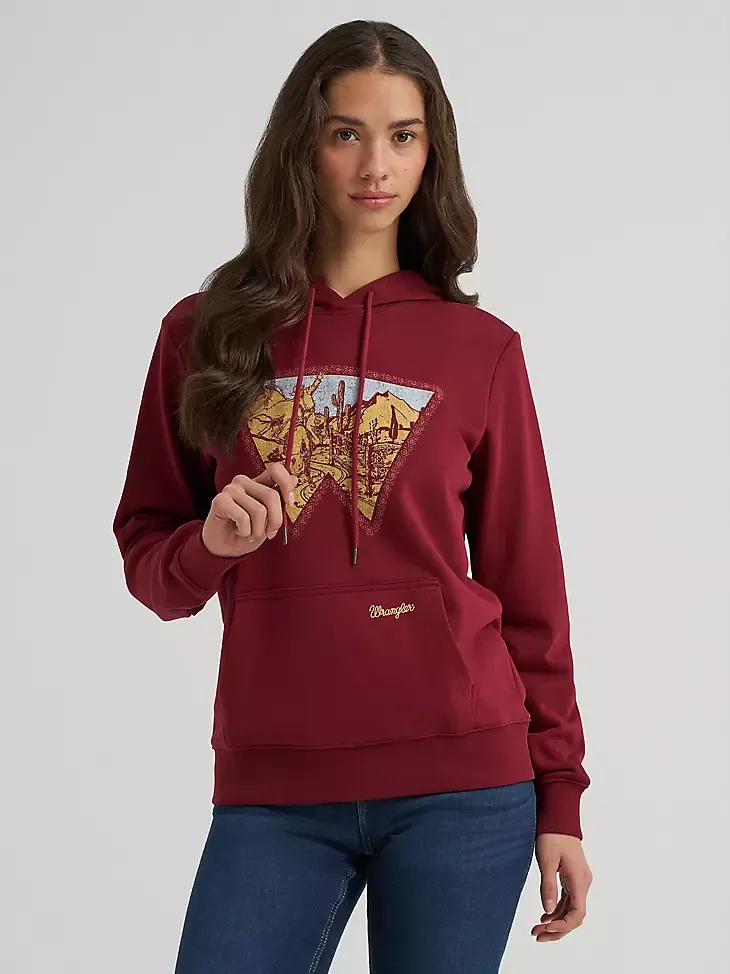 Women's Wrangler W Mountain Hoodie- Chabernet