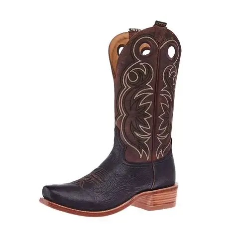 Hyer Men's Riley Cutter Toe Cowboy Boot- Black