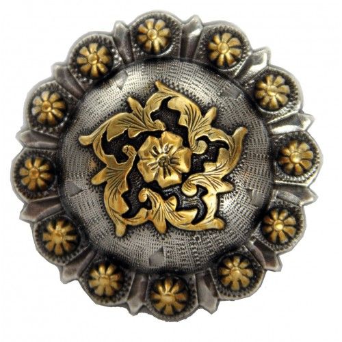 COLOMA GOLD CONCHO - 1 1/2", GOLD