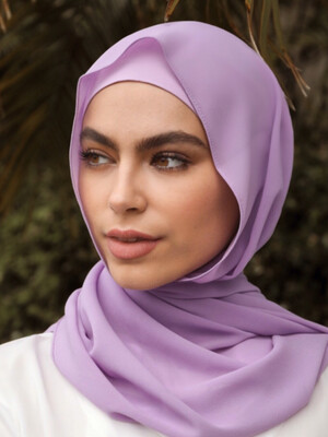 Premium Chiffon Hijab - Periwinkle