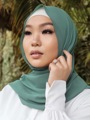 Premium Chiffon Hijab - Sea