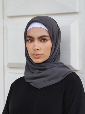 Premium Chiffon Hijab - Shadow
