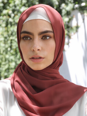 Premium Chiffon Hijab - Syrup
