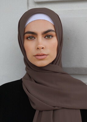 Premium Chiffon - Dark Brown
