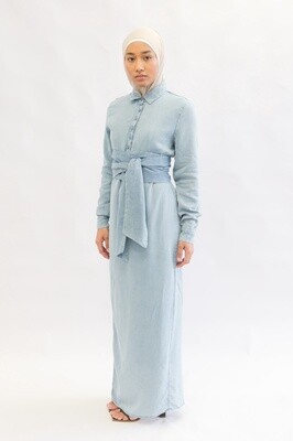 Denim Balmy Dress - Blue