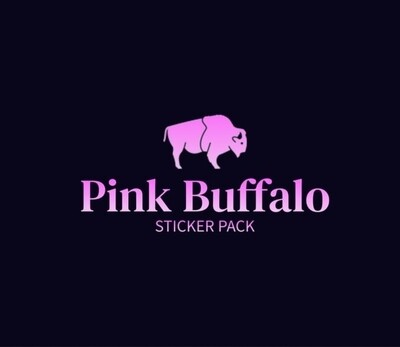 Pink Buffalo Sticker Pack