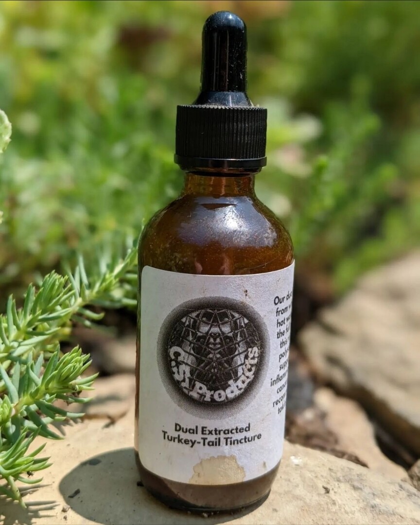 Turkey Tail Tincture Dual extracted 2oz