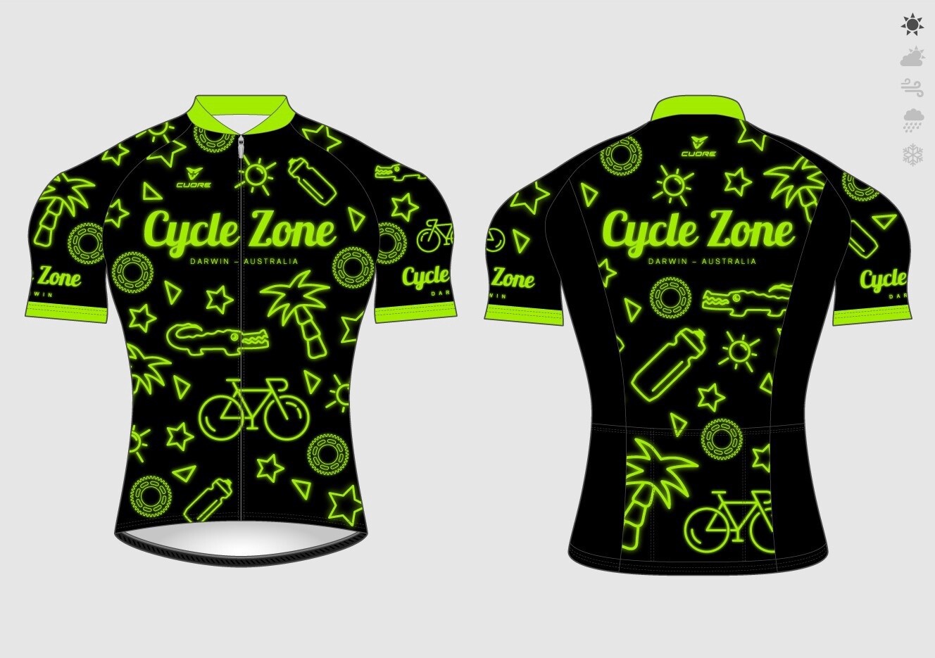 CYCLE ZONE ROAD JERSEY WOMEN