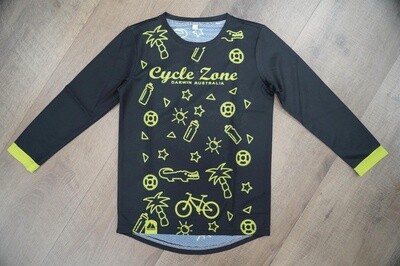 CYCLE ZONE KIDS LONG SLEEVE JERSEY