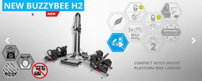 BUZZYBEE H2 RACK (HITCH MOUNT)