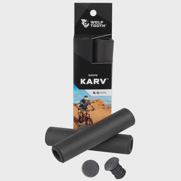 WOLF TOOTH KARV GRIPS, Colour: BLACK