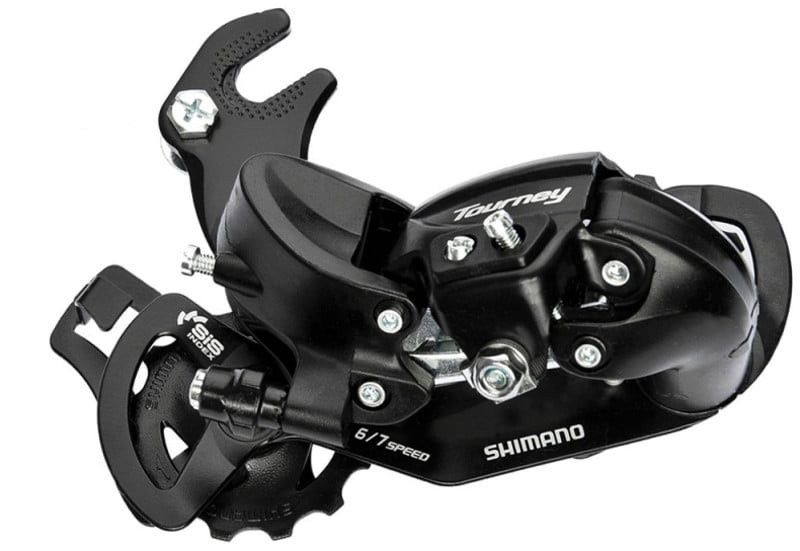 SHIMANO REAR DERAILLEUR 7/8 SPEED TOURNEY- AXLE MOUNT