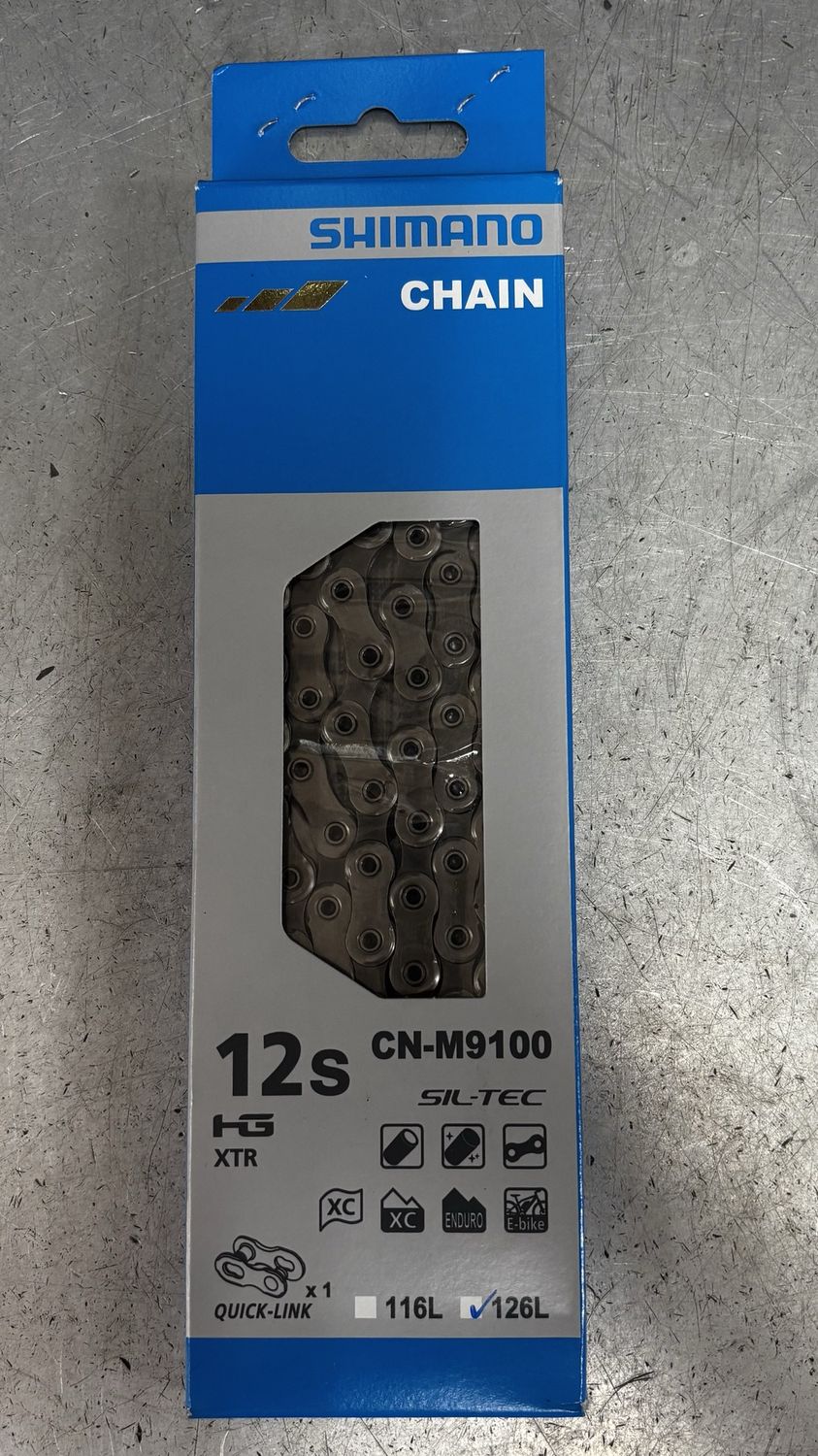 SHIMANO CHAIN 12 SPEED CN-M9100 126 L