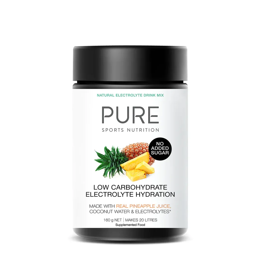 PURE ELECTROLYTE HYDRATION LOW CARB 160G, Colour: PINEAPPLE