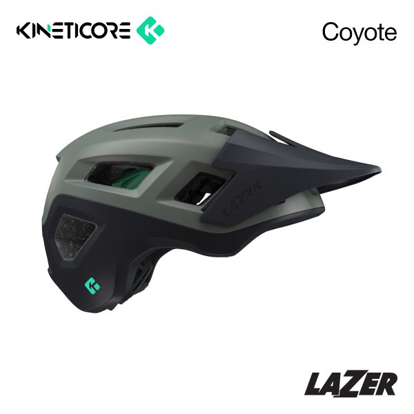 LAZER HELMET COYOTE KC, Colour: DARK GREEN, Size: SMALL