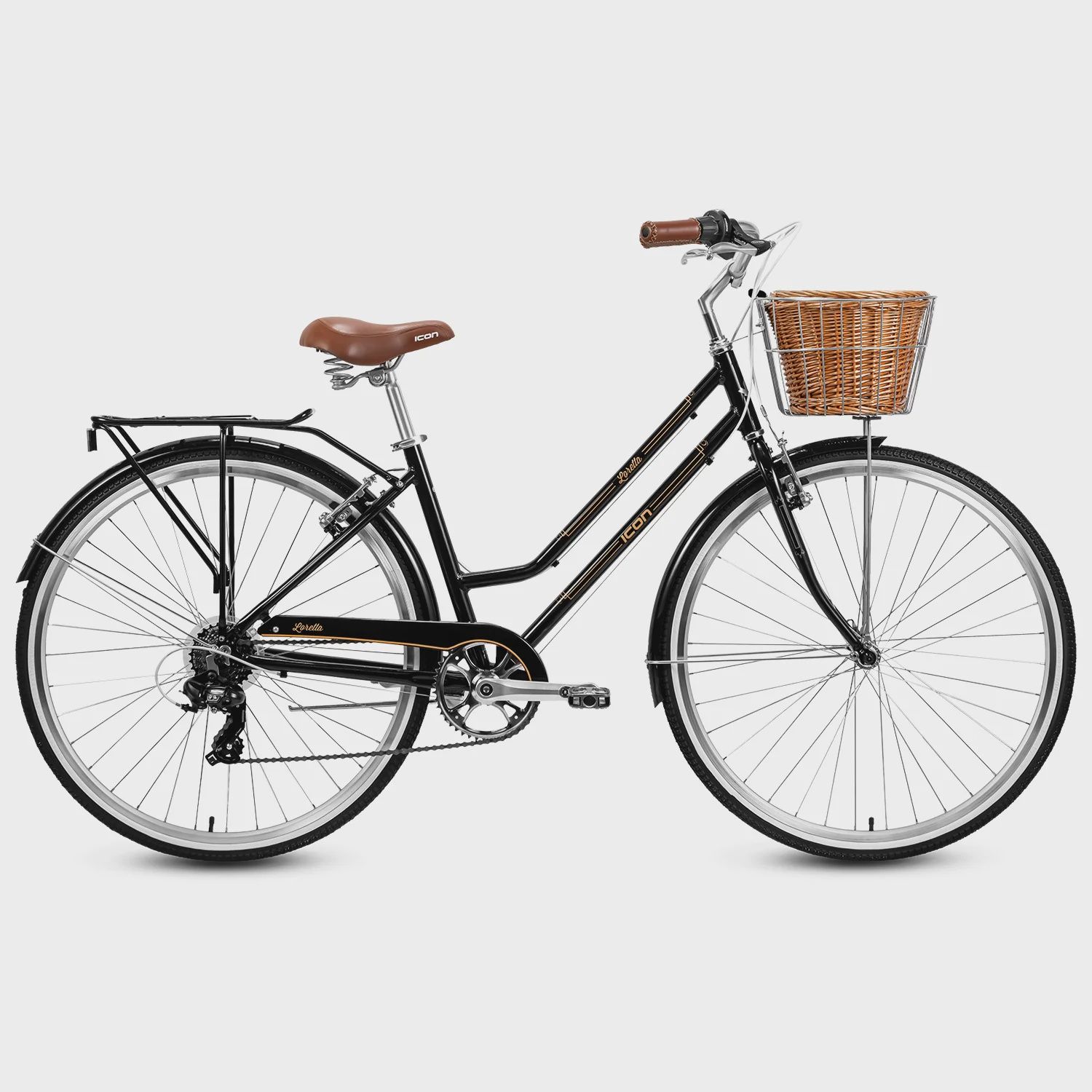 ICON LORETTA, Colour: BLACK, Size: 15"
