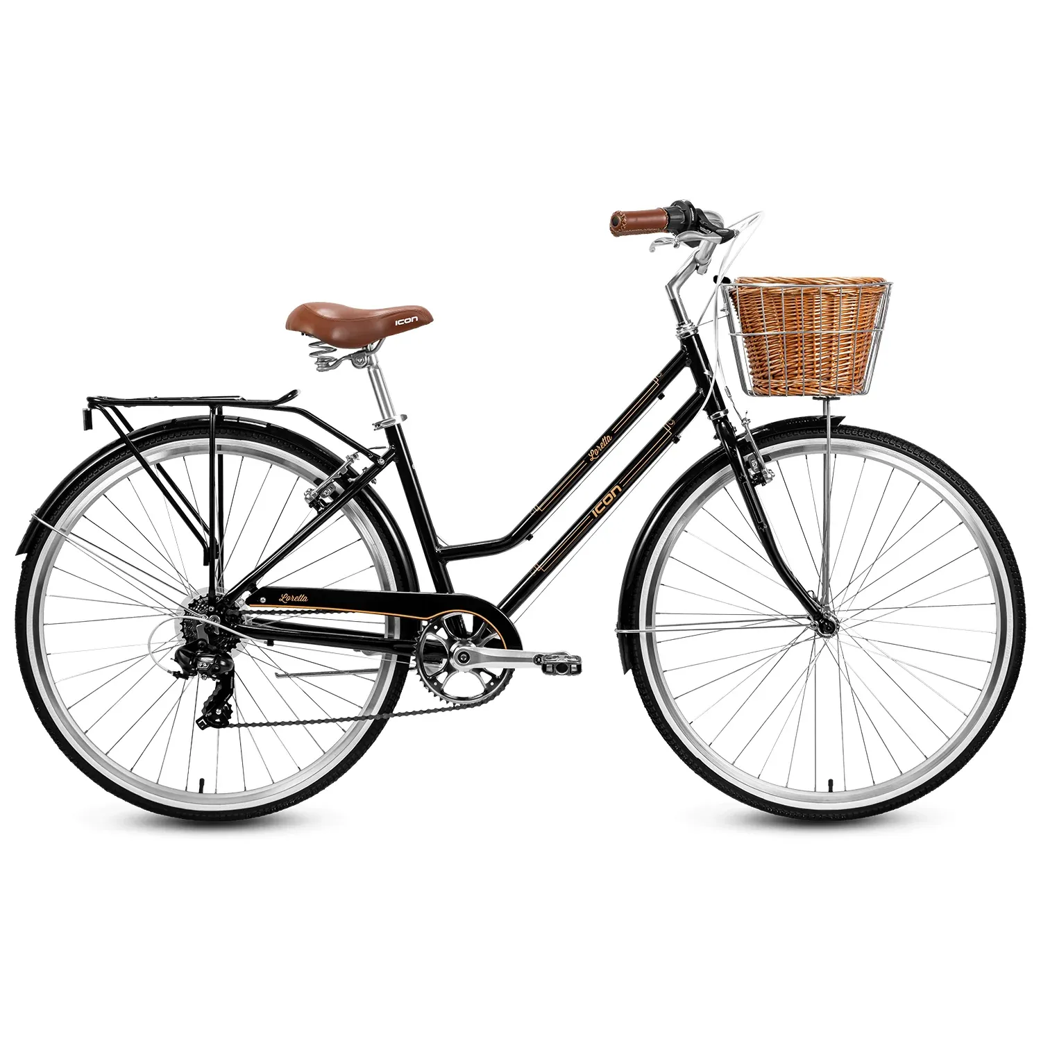 ICON LORETTA, Colour: BLACK, Size: 15"