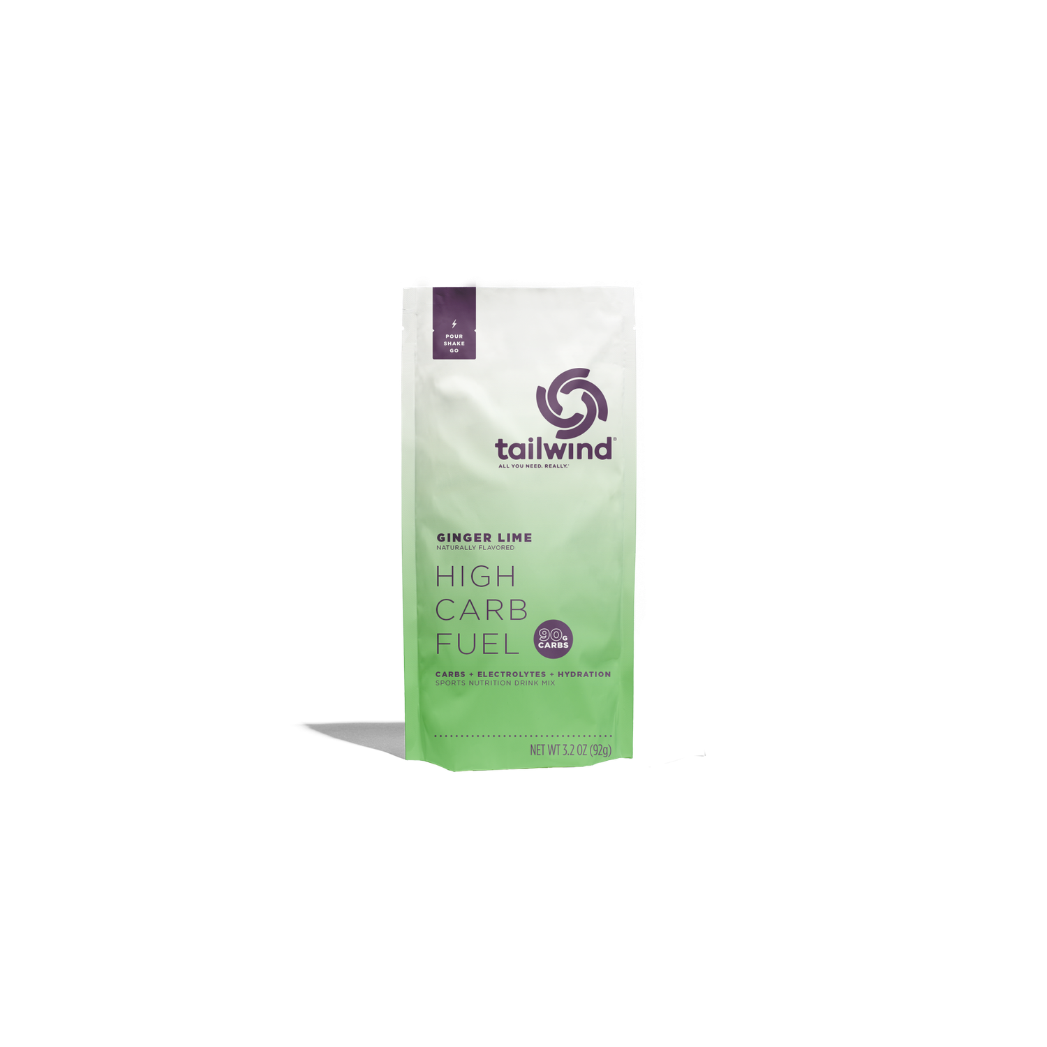 TAILWIND HIGH CARB FUEL SINGLE SERVE, FLAVOUR: GINGER LIME