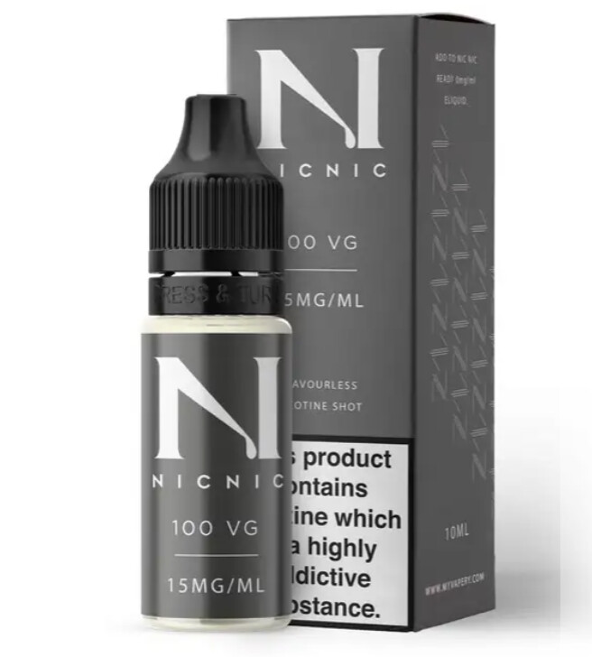 Nic Nic Nicotine Shot 100% VG 15mg