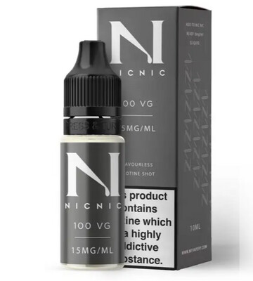 Nic Nic Nicotine Shot 100% VG 15mg