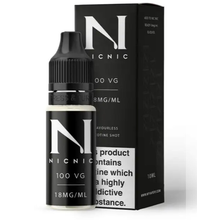 Nic Nic Nicotine Shot 100% VG 18mg
