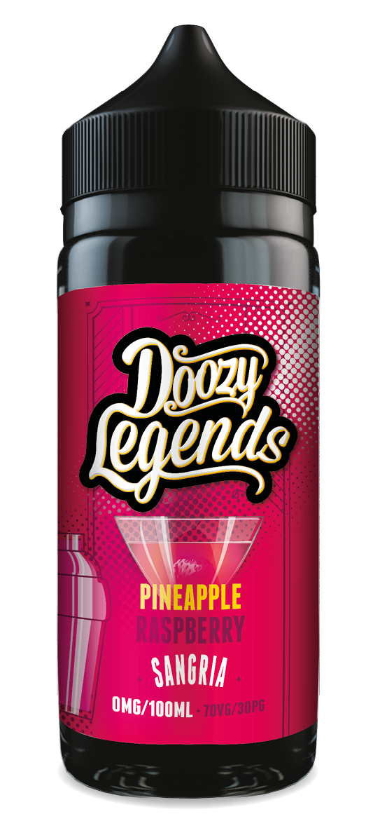 Pineapple Raspberry Sangria 100ml Doozy Legends