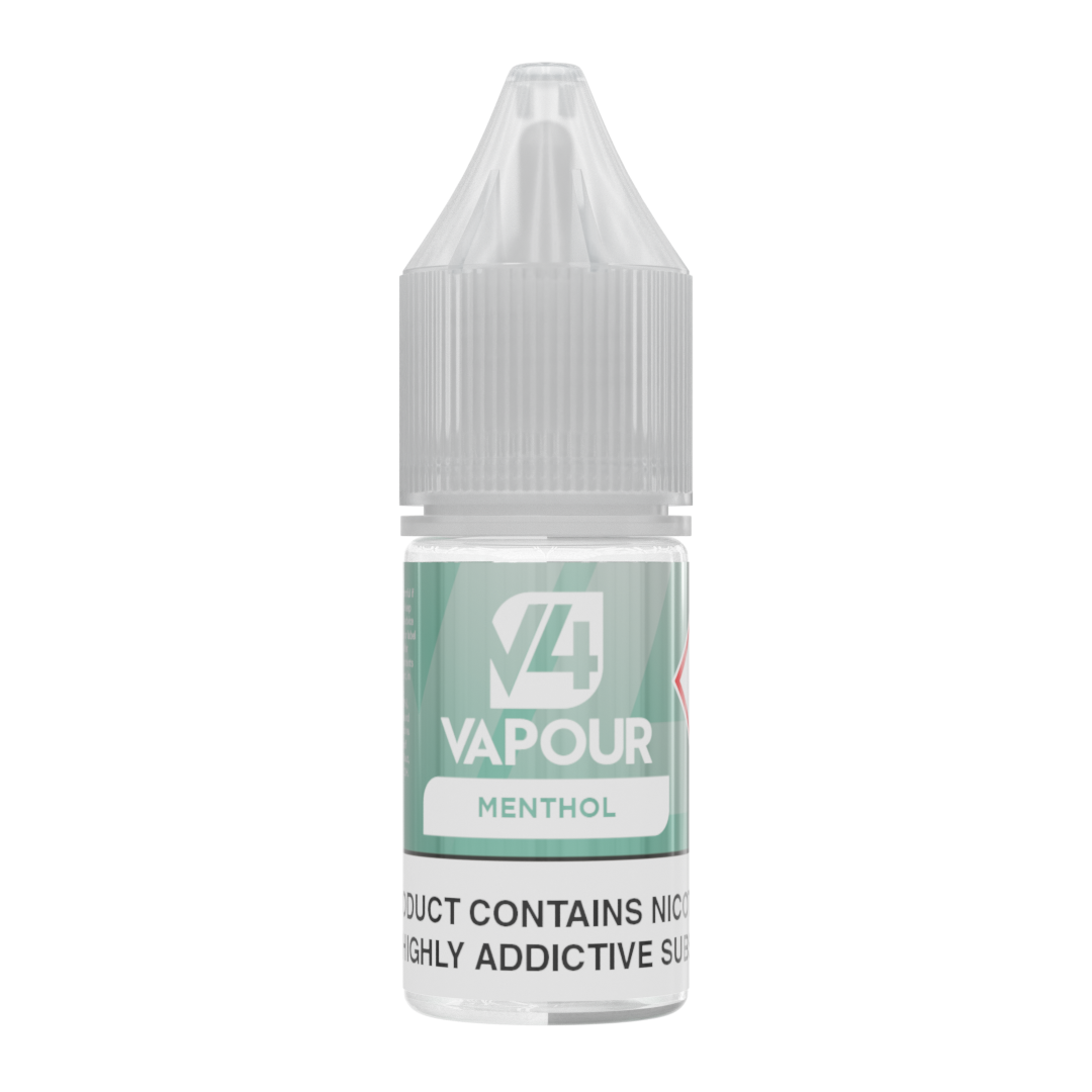 V4 Vapour Menthol 10ml  [25], Nicotine Strength: 12mg