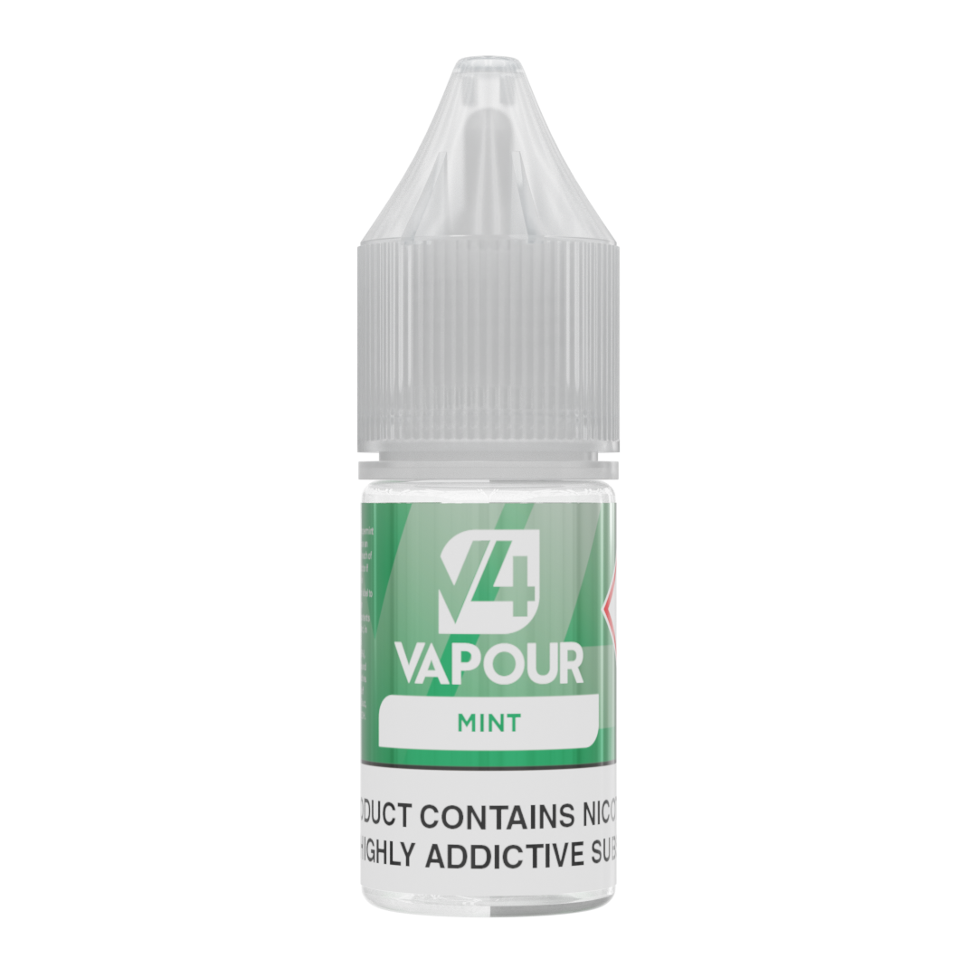 V4 Vapour Mint 10ml  [26], Nicotine Strength: 3mg