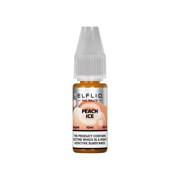 Elfliq Peach Ice 10ml, Nicotine Strength: 10mg