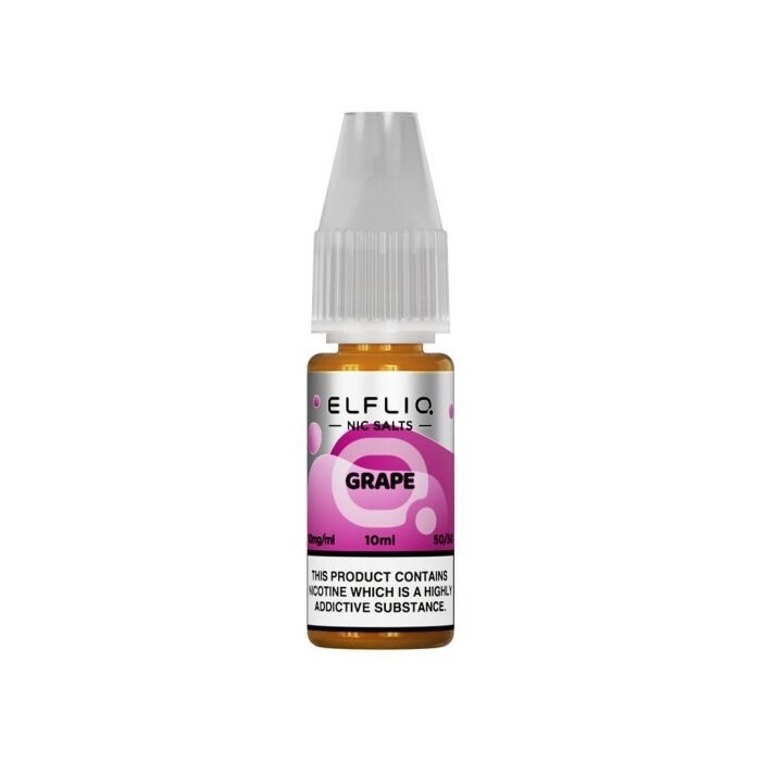 Elfliq Grape 10ml, Nicotine Strength: 10mg
