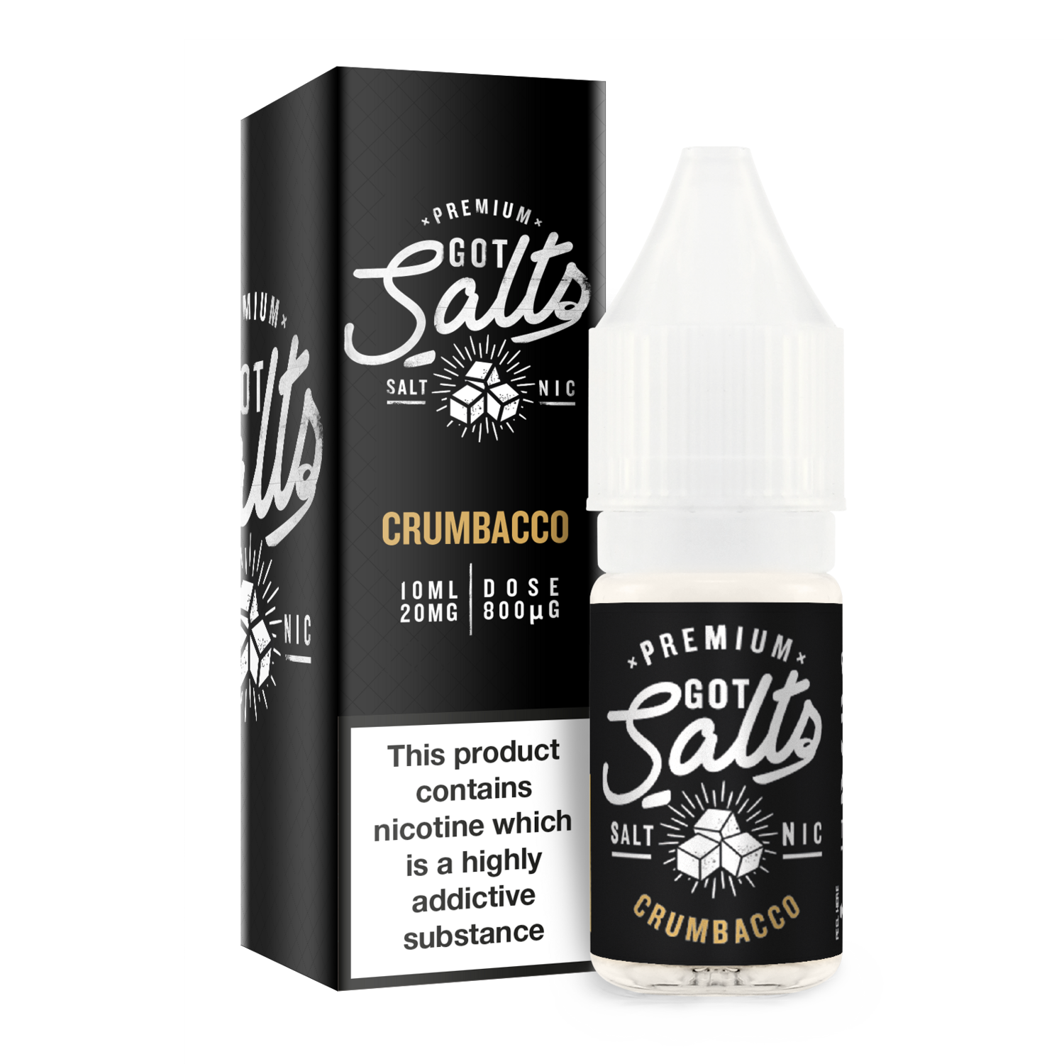 Got Salts Crumbacco 10ml, Nicotine Strength: 20mg